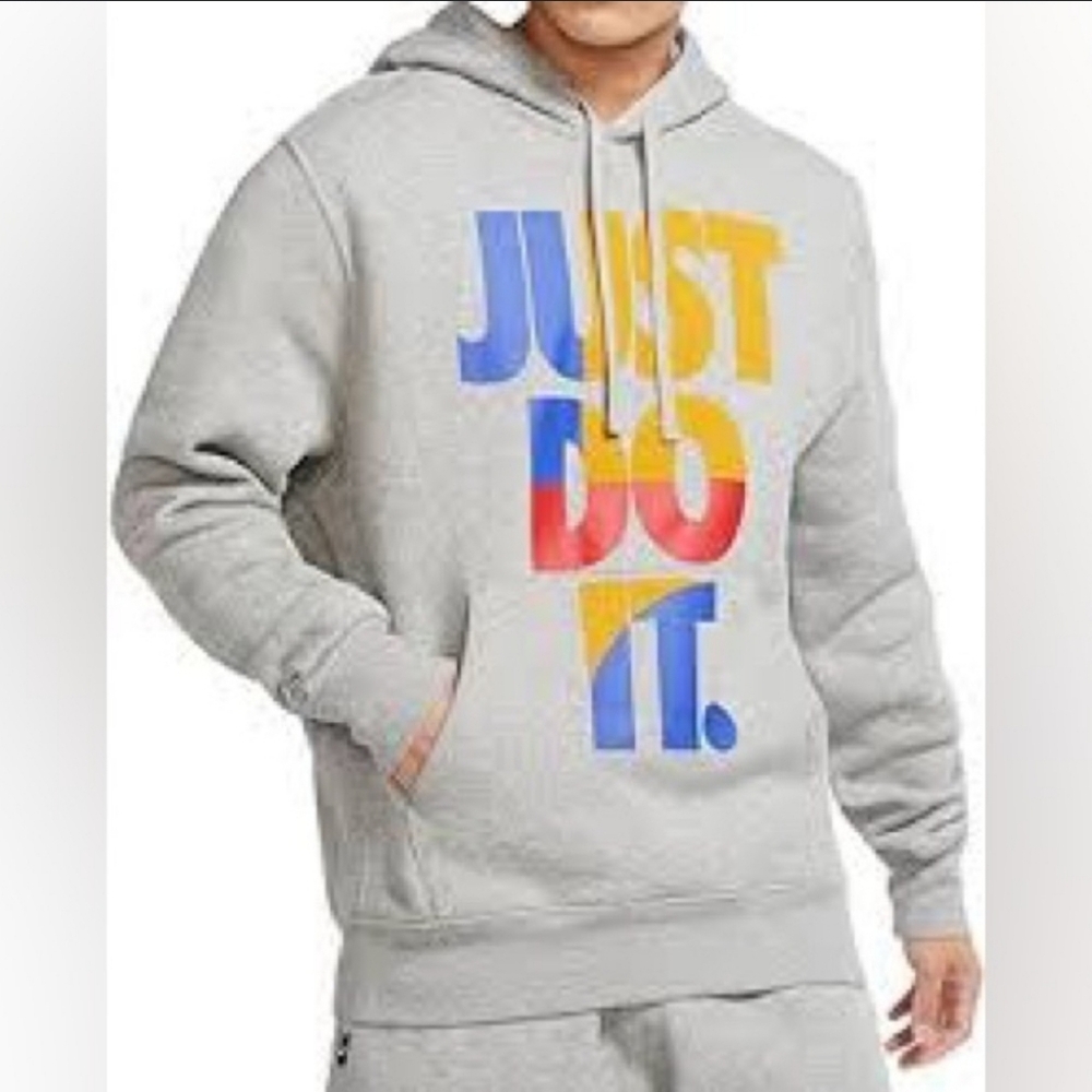 Nike "Just Do It" pullover hoodie size M - Picture 1 of 7